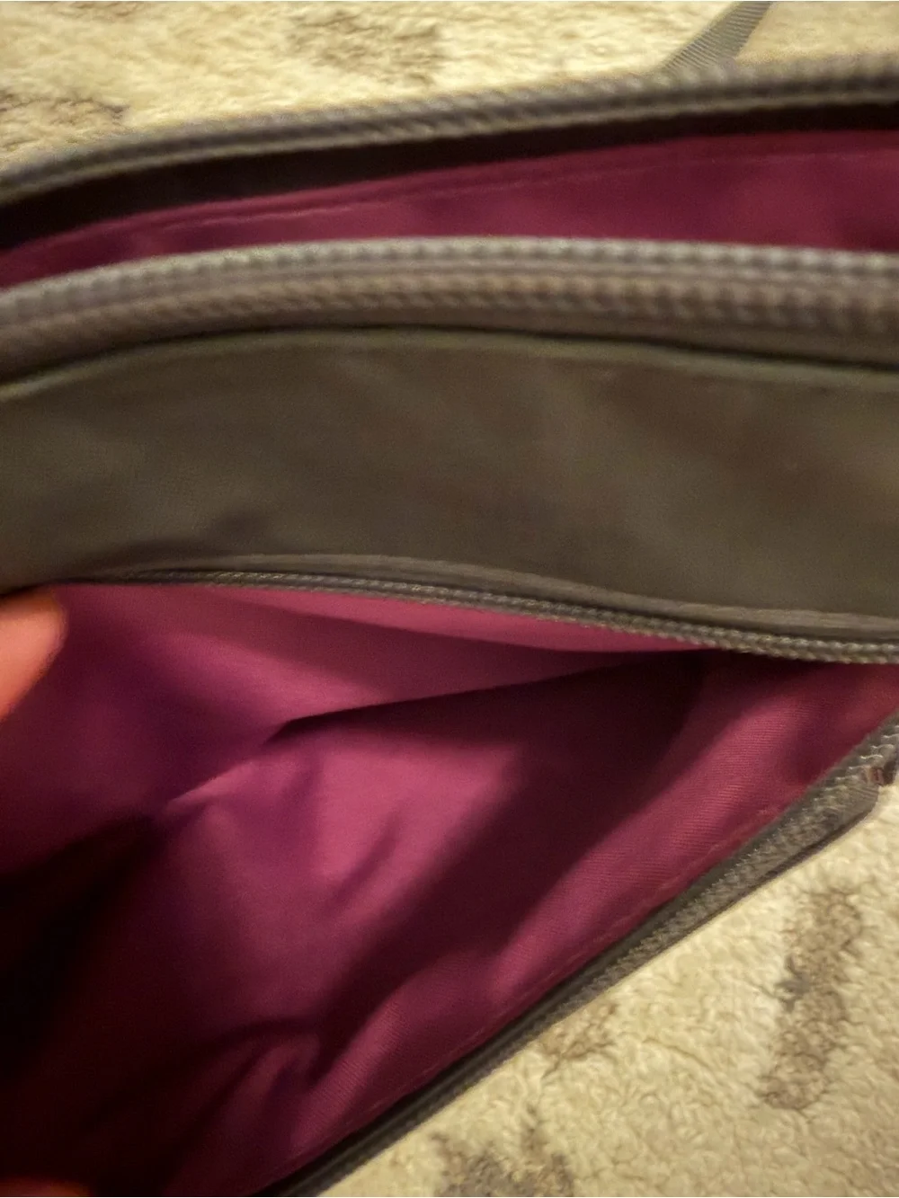 Baggallini Olive Green Modern Pocket Crossbody Organizer Bag with RFID liner